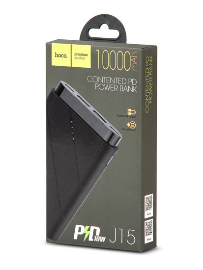 Powerbank nero 10000mAh  J15