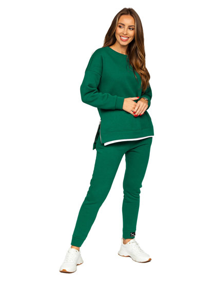 Set tuta da due pezzi da donna verde Bolf T2247