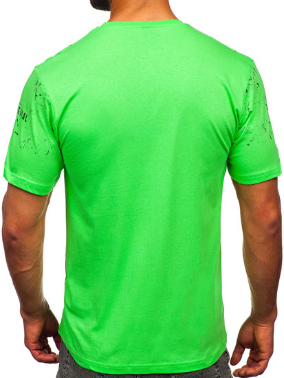 T-shirt con stampa da uomo celadon Bolf 14204