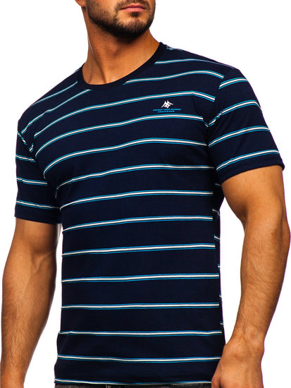 T-shirt da uomo blu Bolf 14952