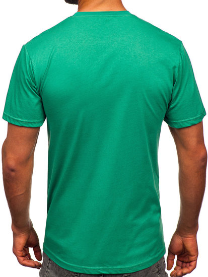 T-shirt in cotone da uomo verde Bolf 14752