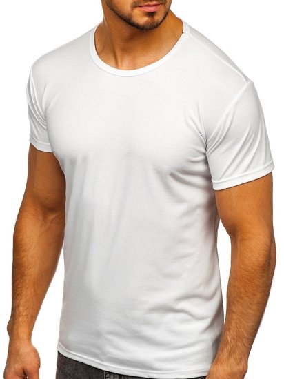 T-shirt liscio da uomo bianco Bolf 2006