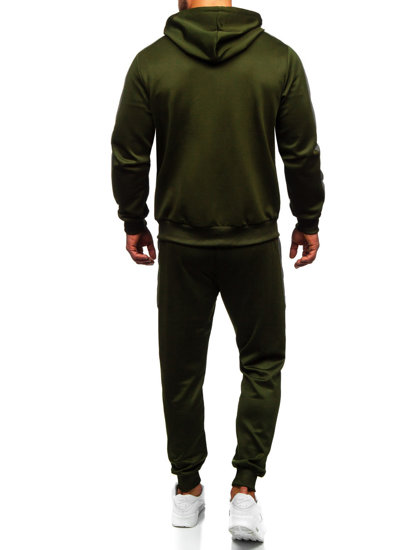 Tuta intera con cappuccio da uomo khaki Bolf 27C8115