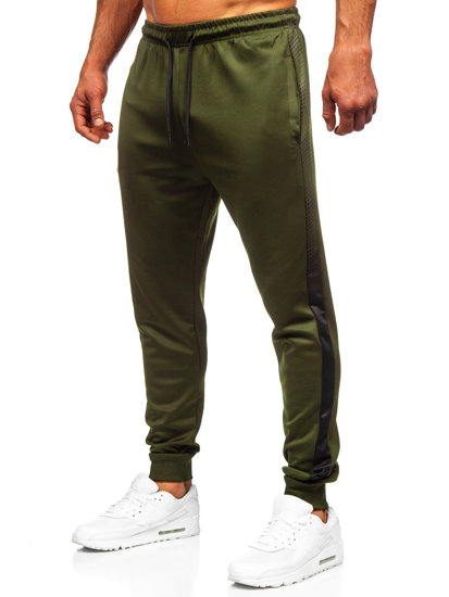 Tuta intera con cappuccio da uomo khaki Bolf 27C8116