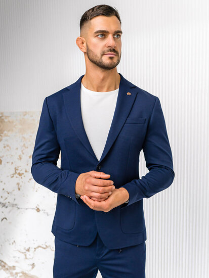 Uomo Abito casual Blu scuro Bolf 13