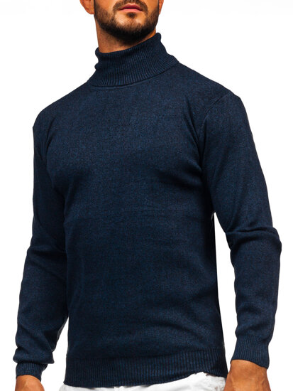 Uomo Dolcevita basic Blu scuro Bolf S8515