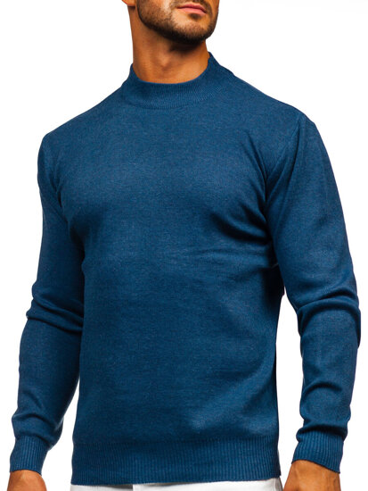 Uomo Dolcevita basic Blu scuro Bolf S8519