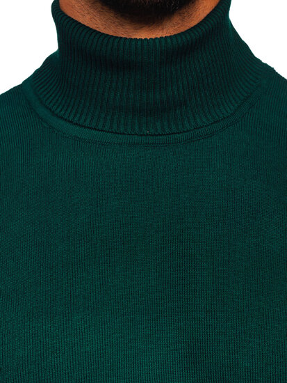 Uomo Dolcevita basic Verde Bolf S8517