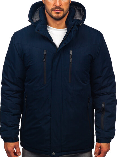 Uomo Giacca invernale Blu scuro Bolf 22M320