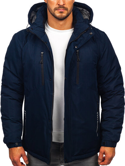 Uomo Giacca invernale Blu scuro Bolf 22M321