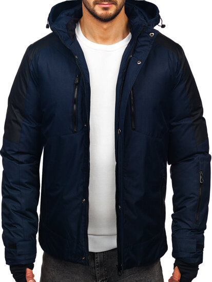 Uomo Giacca invernale Blu scuro Bolf 91M9902