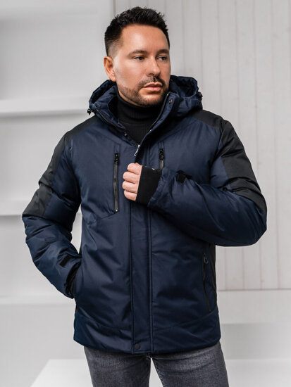 Uomo Giacca invernale Blu scuro Bolf 91M9902A1