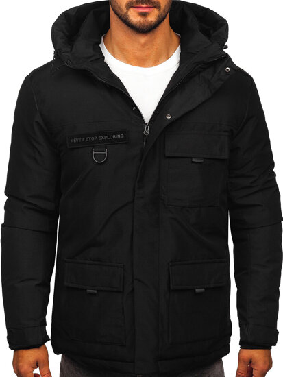 Uomo Giacca invernale Nero Bolf 31M5018