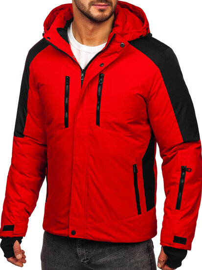 Uomo Giacca invernale Rosso Bolf 91M9902