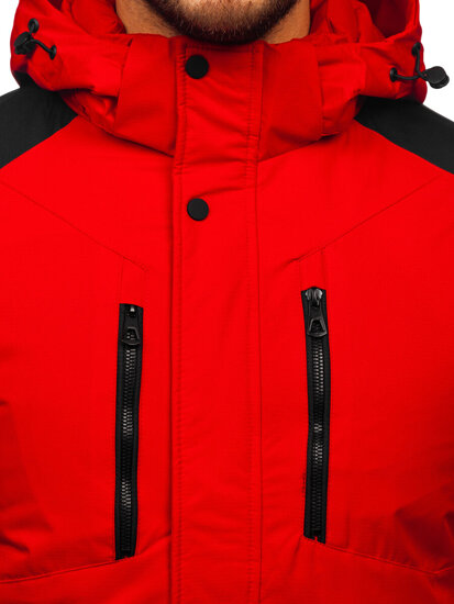 Uomo Giacca invernale Rosso Bolf 91M9902