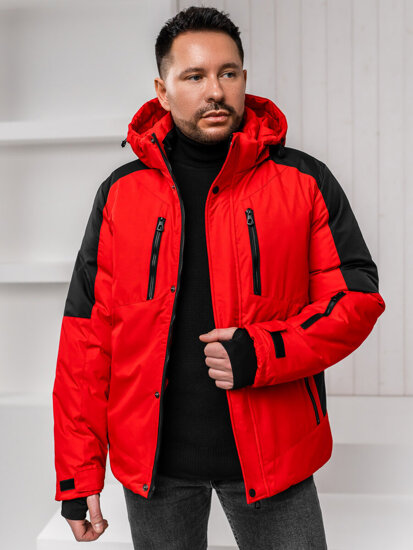 Uomo Giacca invernale Rosso Bolf 91M9902A1