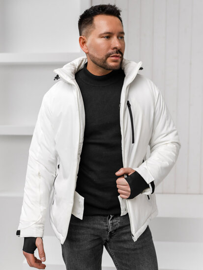 Uomo Giacca invernale trapuntata oversize Bianco Bolf HH011A1