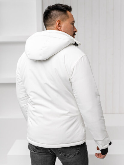 Uomo Giacca invernale trapuntata oversize Bianco Bolf HH011A1