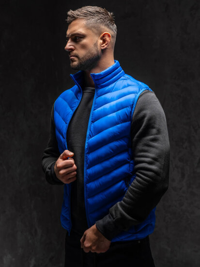 Uomo Gilet trapuntato Blu Bolf HDL88006A1