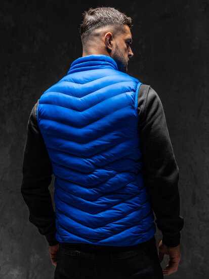 Uomo Gilet trapuntato Blu Bolf HDL88006A1