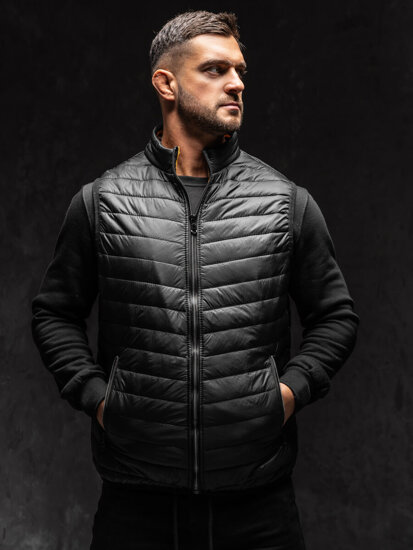 Uomo Gilet trapuntato Nero Bolf 7103A1