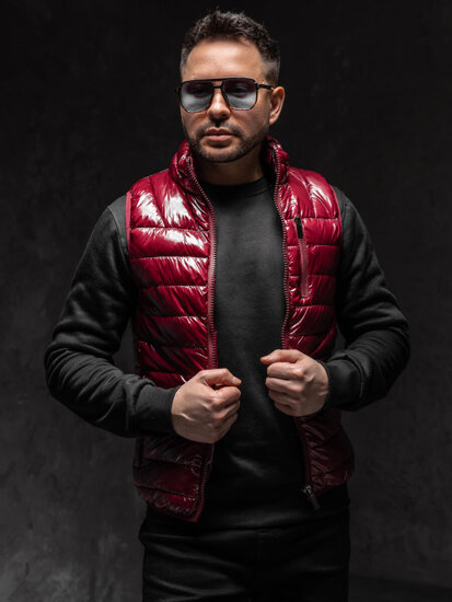 Uomo Gilet trapuntato con cappuccio Bordo Bolf R0109AA1