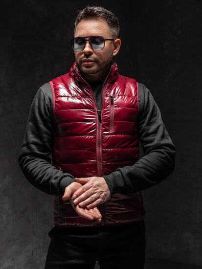 Uomo Gilet trapuntato con cappuccio Bordo Bolf R0109AA1