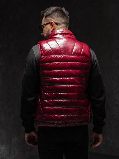 Uomo Gilet trapuntato con cappuccio Bordo Bolf R0109AA1