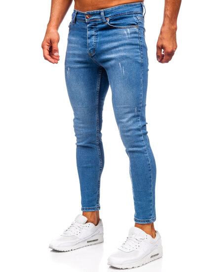 Uomo Jeans vestibilità skinny Blu scuro Bolf 5828