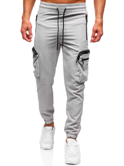 Uomo Joggers cargo Grigio Bolf HSS296