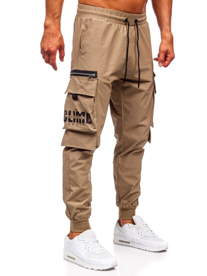 Uomo Joggers cargo Khaki Bolf K12