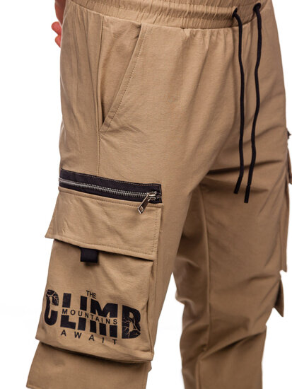 Uomo Joggers cargo Khaki Bolf K12