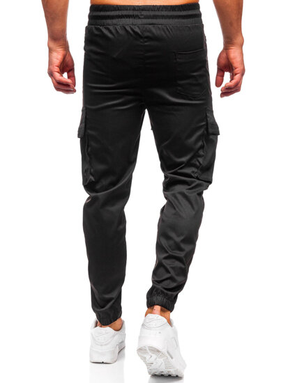 Uomo Joggers cargo Nero Bolf HSS300