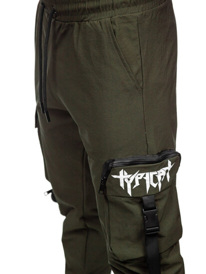 Uomo Joggers cargo Verde Bolf K15