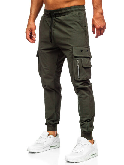 Uomo Joggers cargo Verde Bolf K16