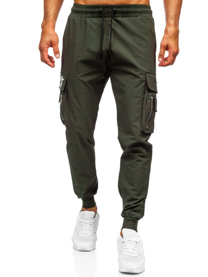 Uomo Joggers cargo Verde Bolf K16