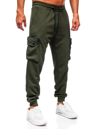 Uomo Joggers cargo Verde Bolf K17