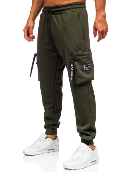 Uomo Joggers cargo Verde Bolf K18