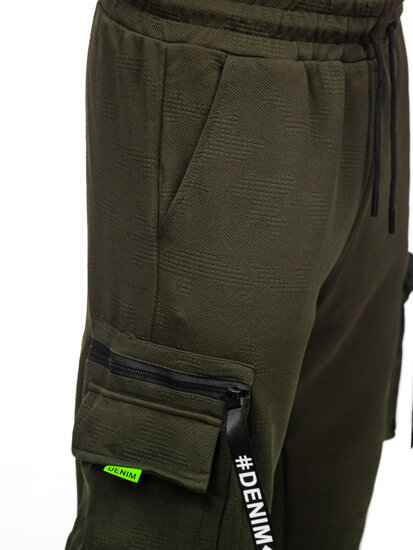 Uomo Joggers cargo Verde Bolf K18