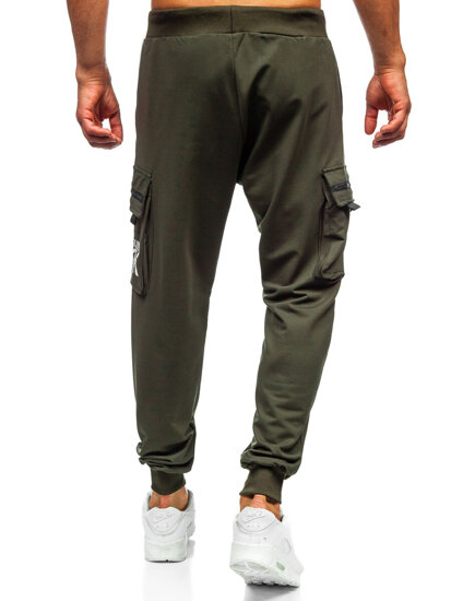 Uomo Joggers cargo Verde Bolf K19