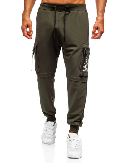 Uomo Joggers cargo Verde Bolf K19