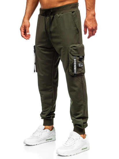 Uomo Joggers cargo Verde Bolf K20