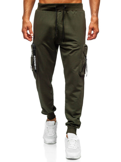 Uomo Joggers cargo Verde Bolf K20