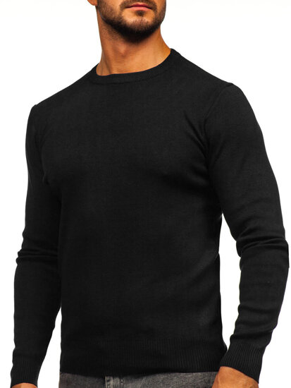 Uomo Maglione Nero Bolf H2401