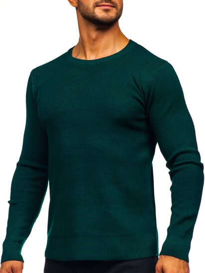 Uomo Maglione Verde Bolf S8750