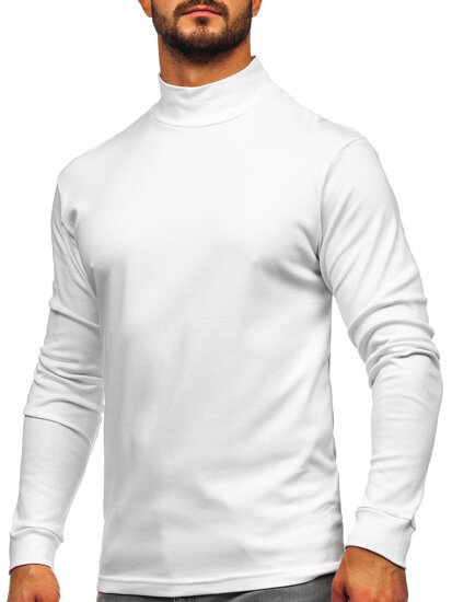 Uomo Maglione a collo alto Bianco Bolf 534