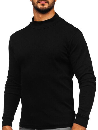 Uomo Maglione a collo alto Nero Bolf 534