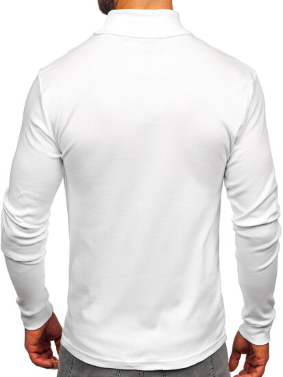 Uomo Maglione a collo alto basic Bianco Bolf 535