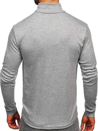 Uomo Maglione a collo alto basic Grigio Bolf 535