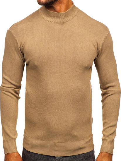 Uomo Maglione dolcevita basic Beige Bolf H2402